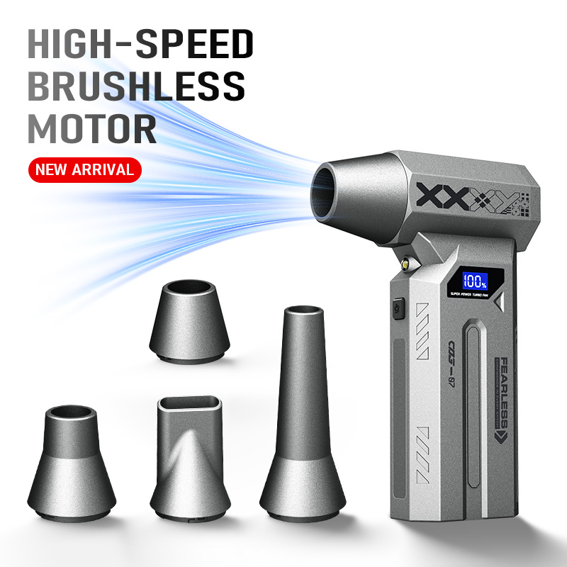 Electronics Gadgets For Home - Ventilateur turbo rechargeable, souffleur d'air portable,