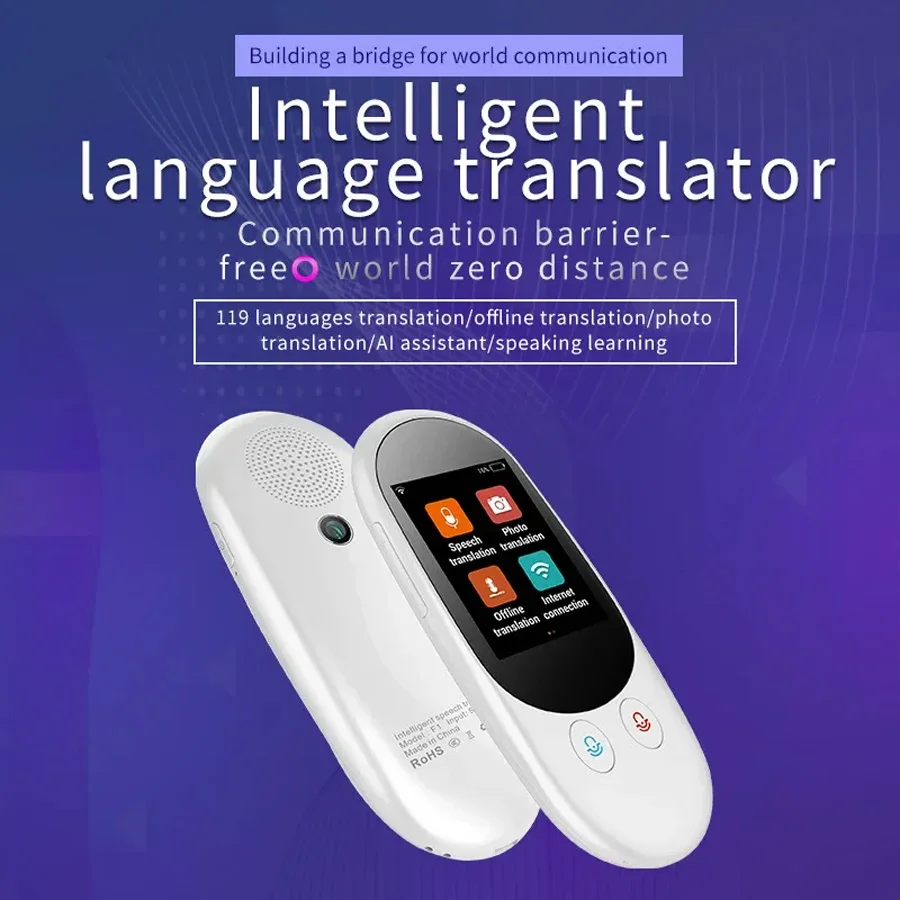 Portable Translator Device - Traducteur vocal instantané intelligent F1 hors