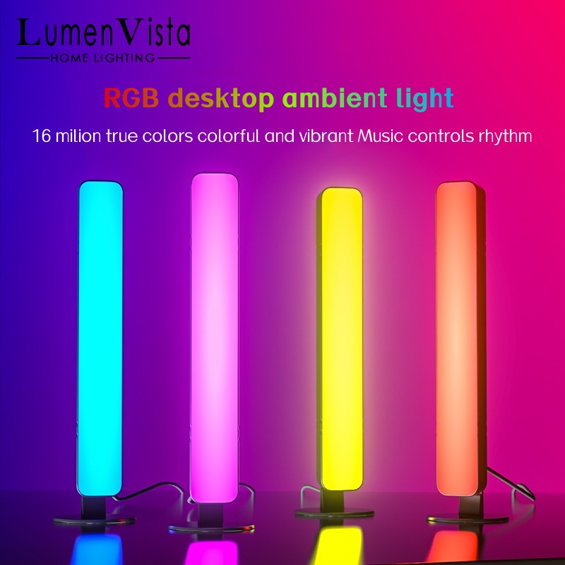 Rgb Desk Lamp Smart - Lampe d'Ambiance Gaming RGB Intelligente Tuya