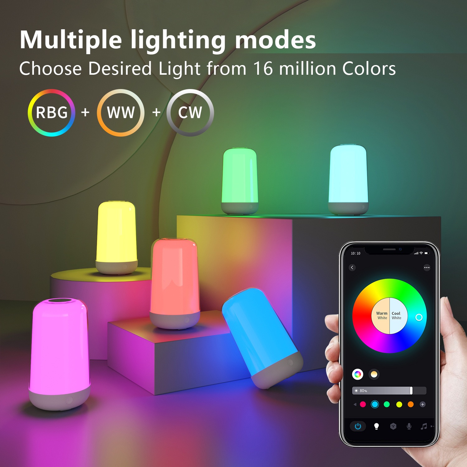 Lampe de table tactile intelli - Rgb Desk Lamp Smart avis et prix