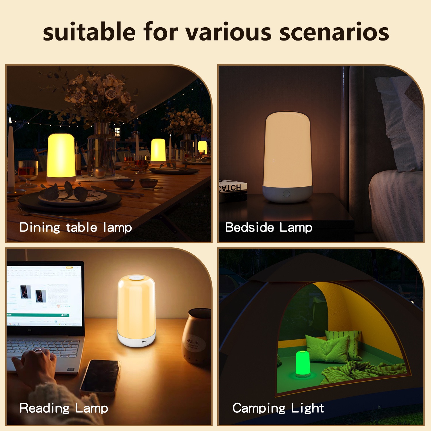 Lampe de table tactile intelli - Rgb Desk Lamp Smart avis et prix