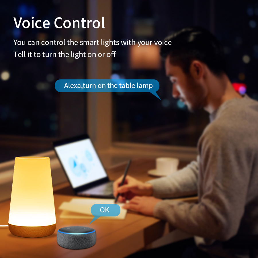 Lampe de table intelligente Wi - Rgb Desk Lamp Smart avis et prix