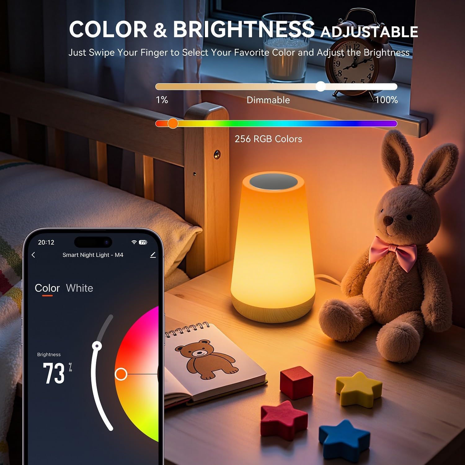 Lampe de table intelligente Wi - Rgb Desk Lamp Smart avis et prix