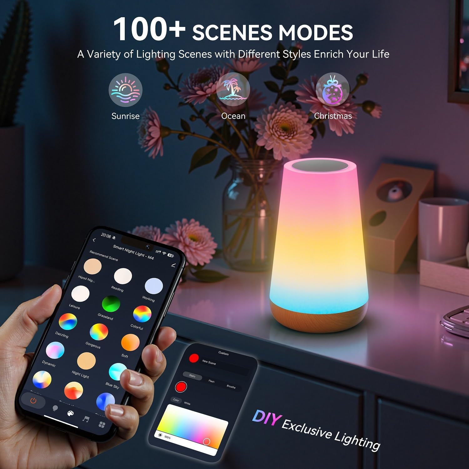Lampe de table intelligente Wi - Rgb Desk Lamp Smart avis et prix