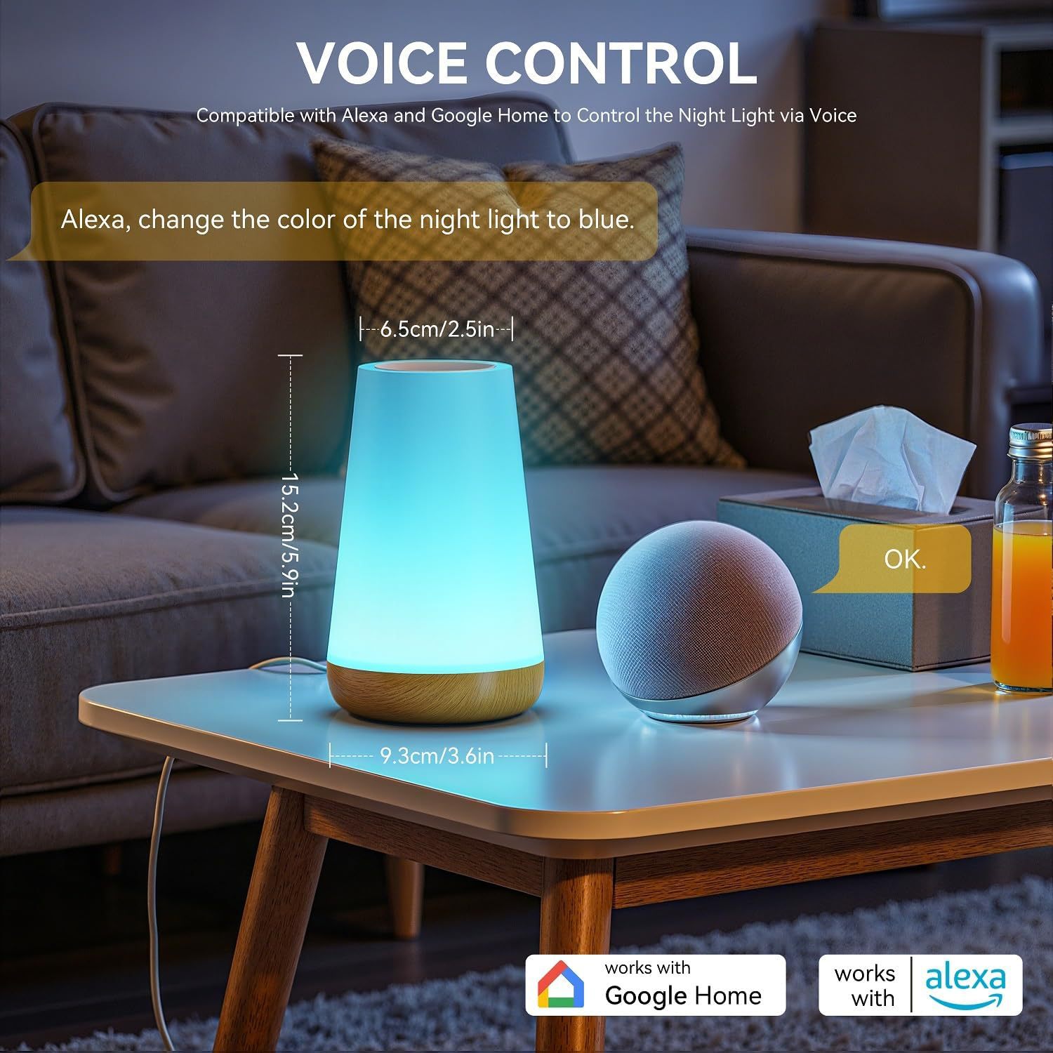 Lampe de table intelligente Wi - Rgb Desk Lamp Smart avis et prix