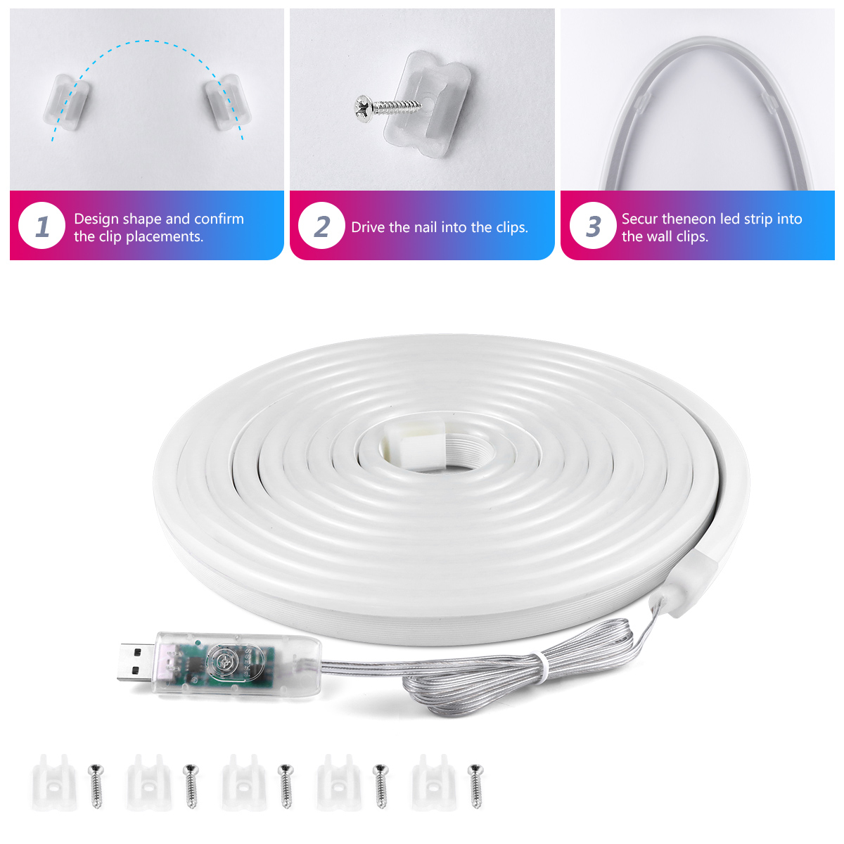 Bande néon LED RVB colorée Blu - Rgb Desk Lamp Smart avis et prix