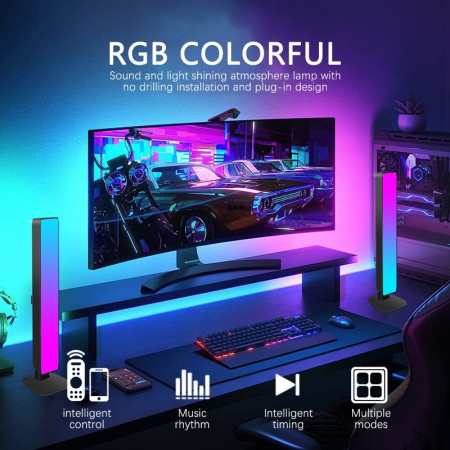 Lampe d'Ambiance Gaming RGB In - Rgb Desk Lamp Smart avis et prix