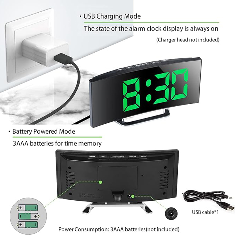 Réveil numérique LED avec écra - Electronics Gadgets For Home avis et prix