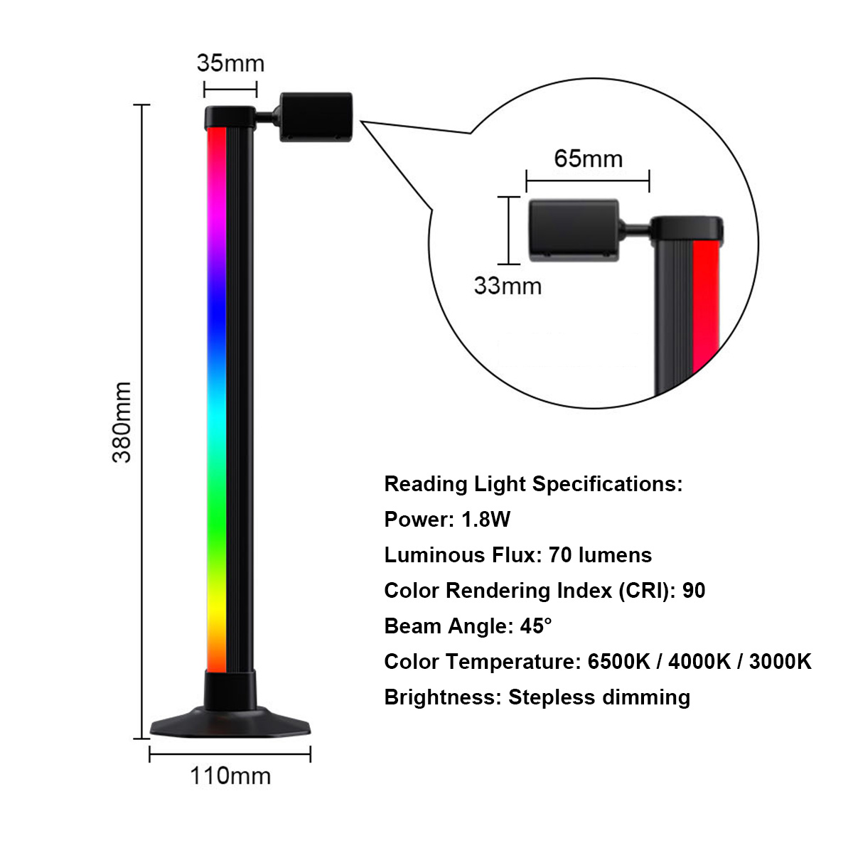 Barre lumineuse intelligente L - Rgb Desk Lamp Smart avis et prix